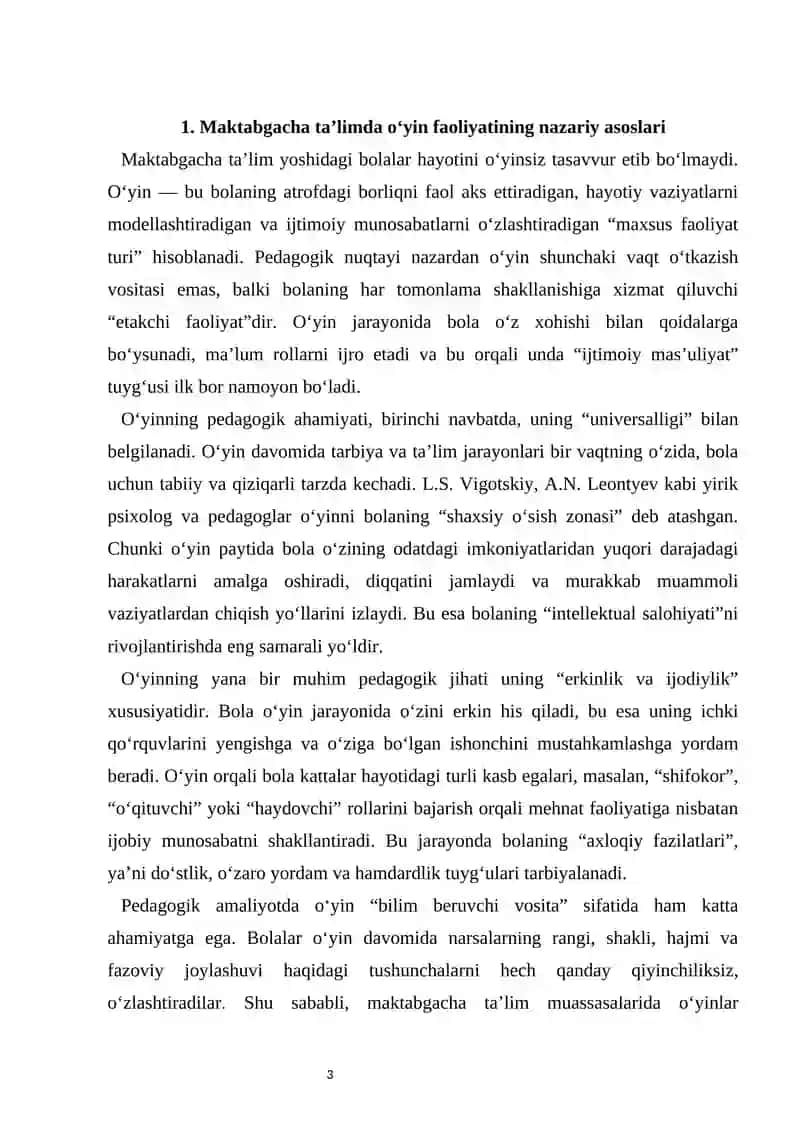Maktabgacha ta’limda bolalar o‘yinlari 3