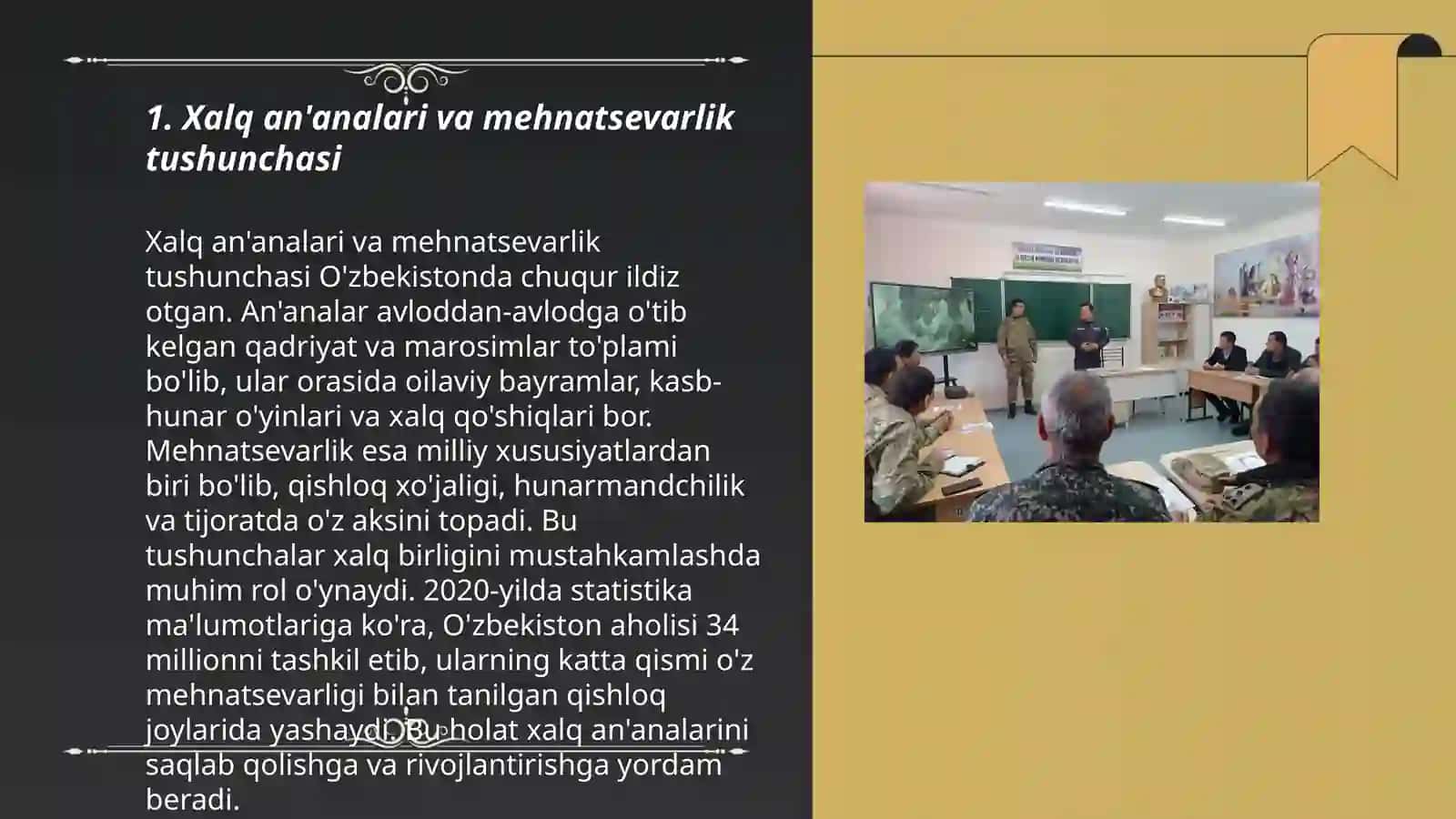 Xalq anʼanalari asosida oʻquvchilarni mehnatsevarlik ruhida tarbiyalash 3