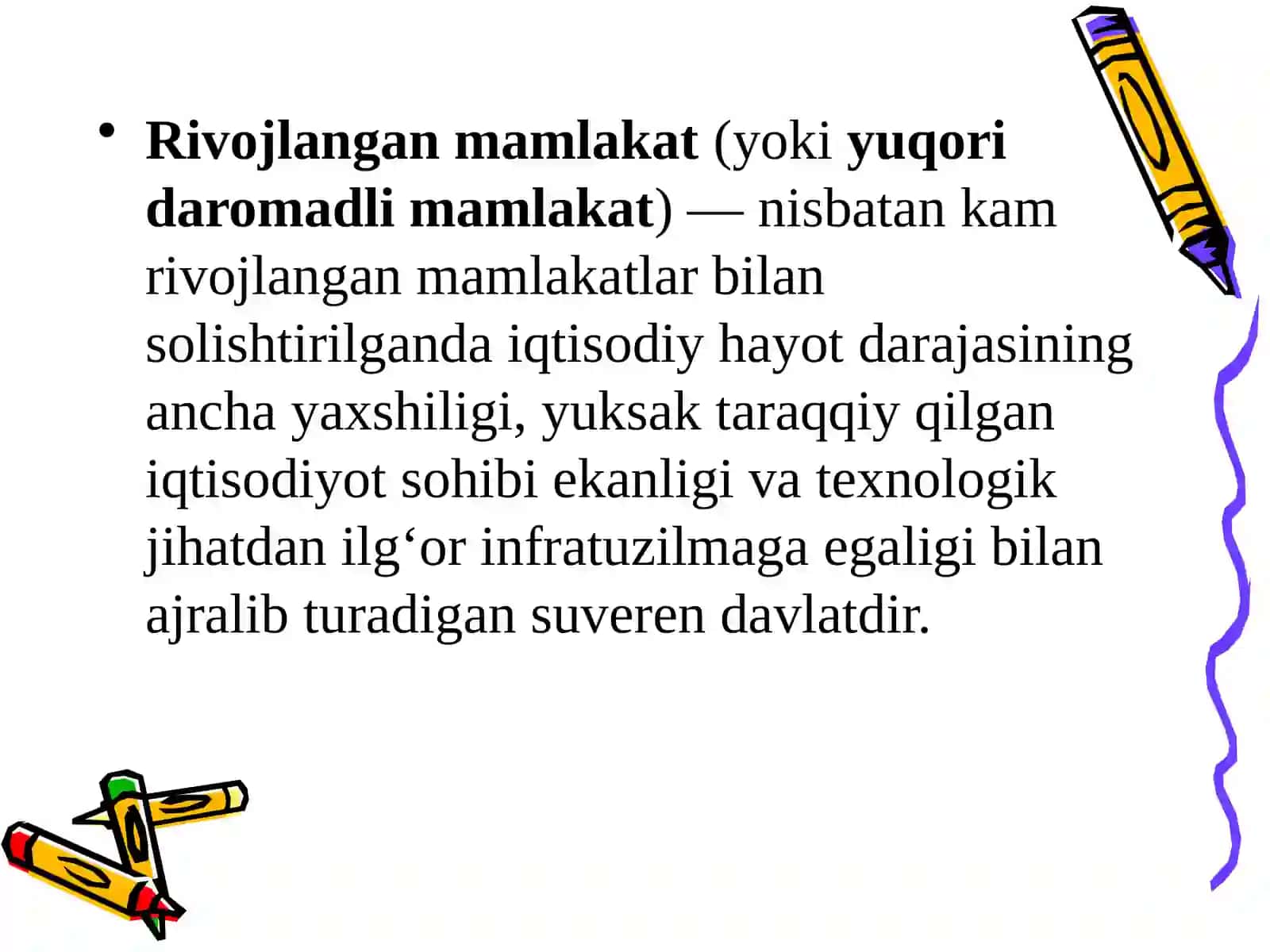 Rivojlangan mamlakatlar iqtisodiyoti 3