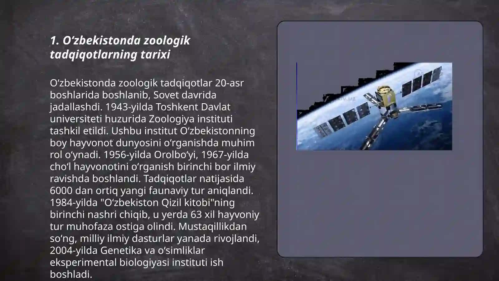 Oʻzbekistonda zoologik tadqiqotlarning rivojlanishi 3