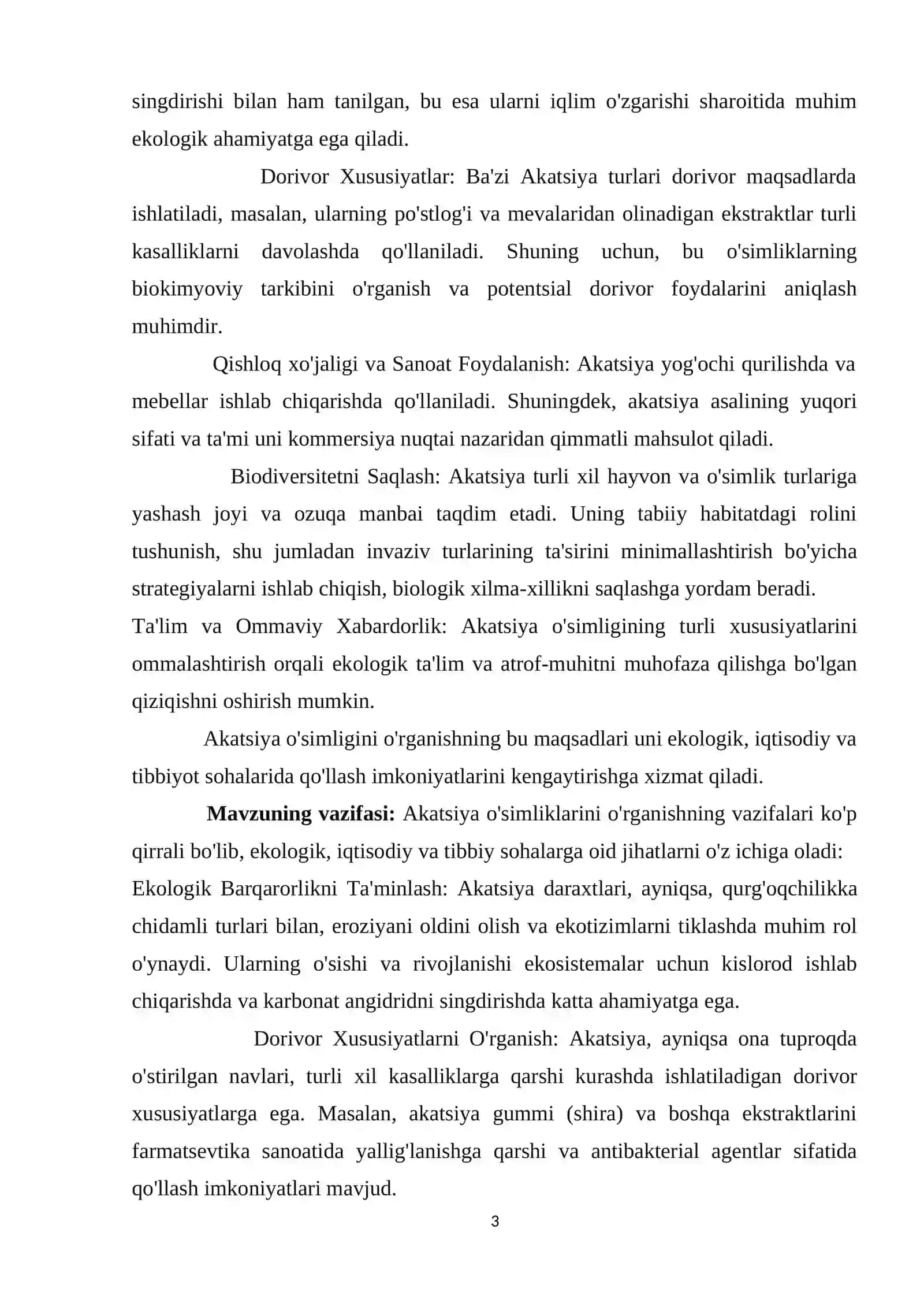 Akatsiya o'simligi bioekologiyasi va yetishtirish texnologiyasi 3