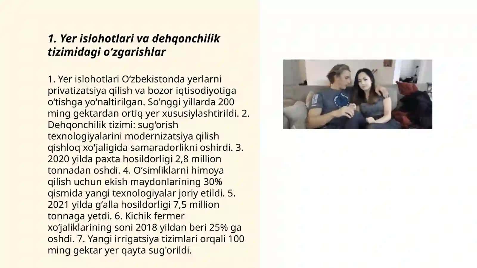 Mustaqillik yillarida qishloq xoʻjaligi va sanoat sohasida oʻzgarishlar 3