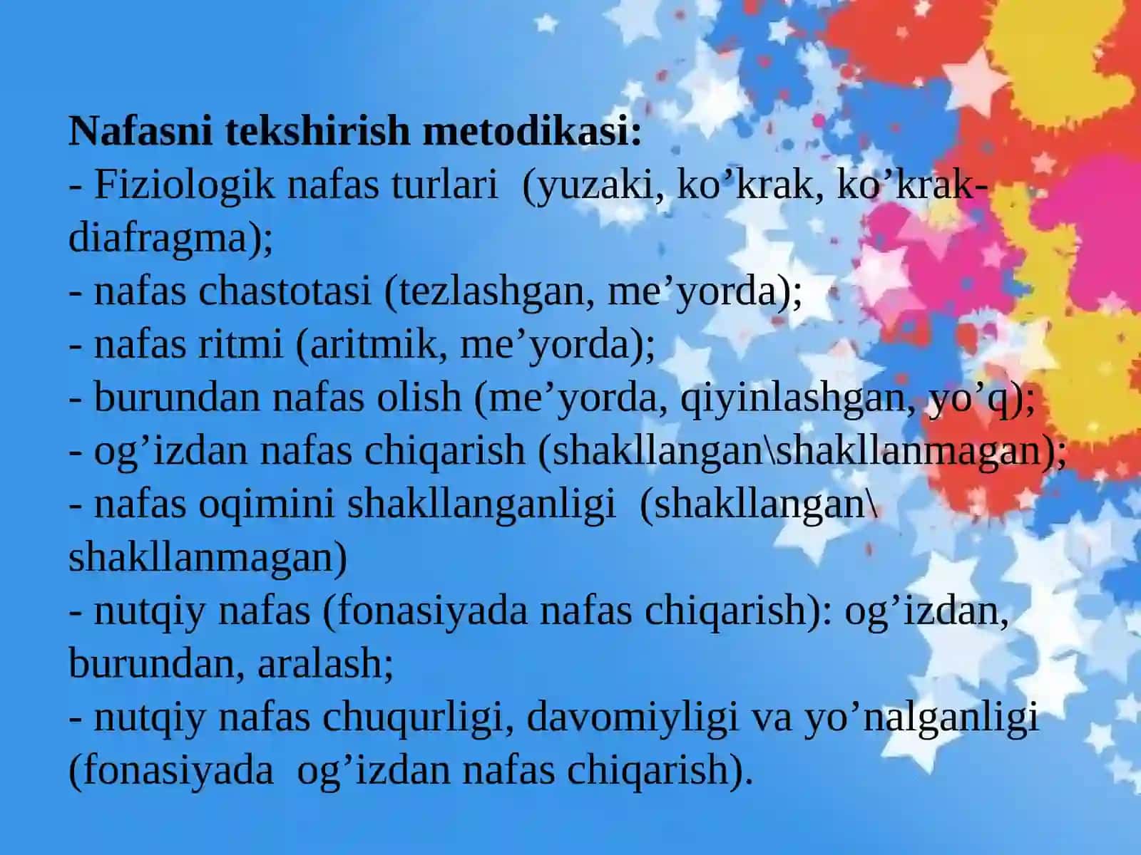Nafasni rivojlantirish texnologiyasi 3