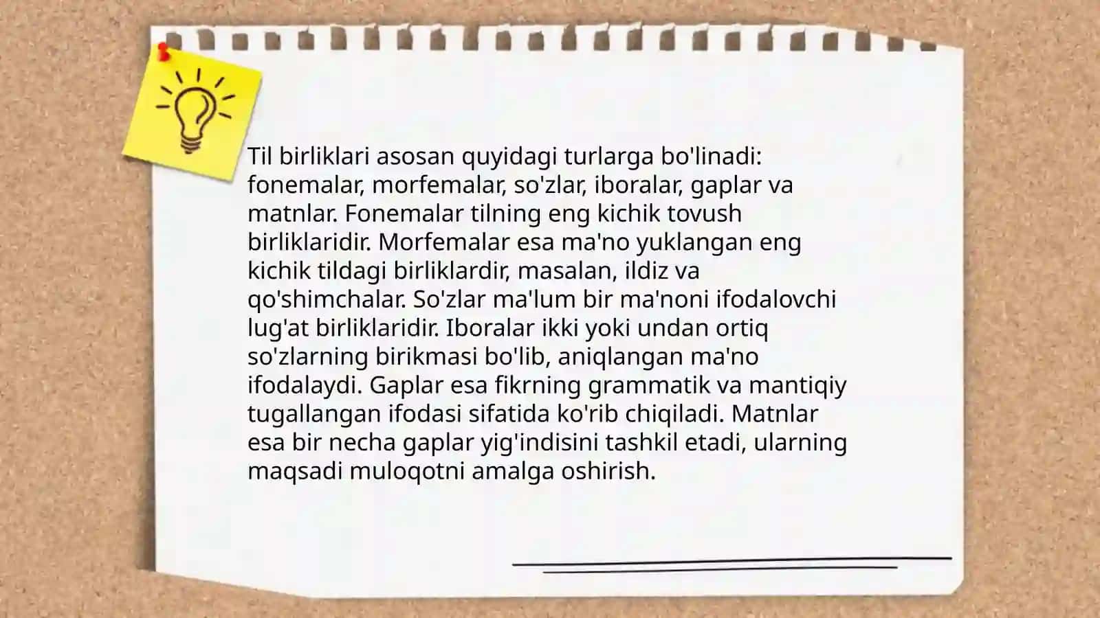 Til birliklari va nutq birliklari 3