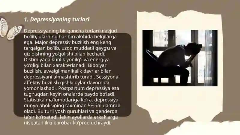 Psixologik kasalliklar.Depressiya 3