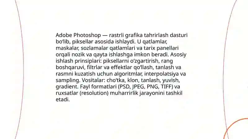 Adobe Photoshop dasturi 3