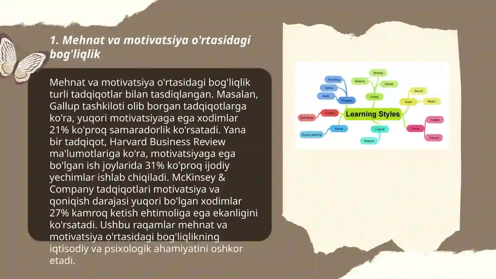 Mehnat faoliyatini asoslash (Motivatsiya) 3