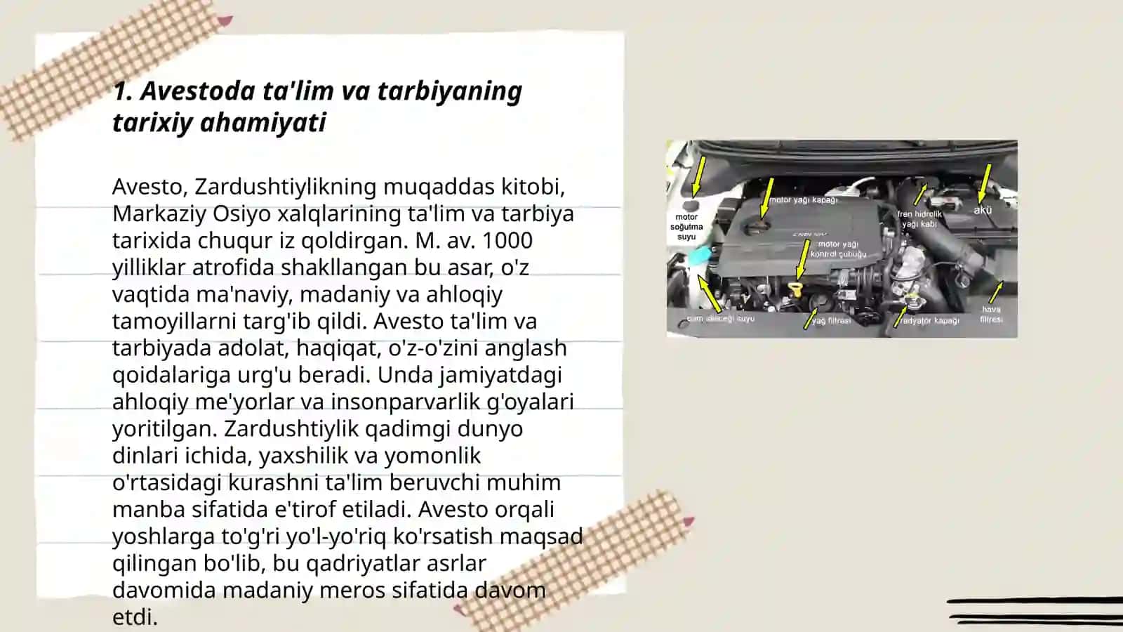 Avestoda ta'lim tarbiyaga oid gʻoyalarning ifodalanishi 3