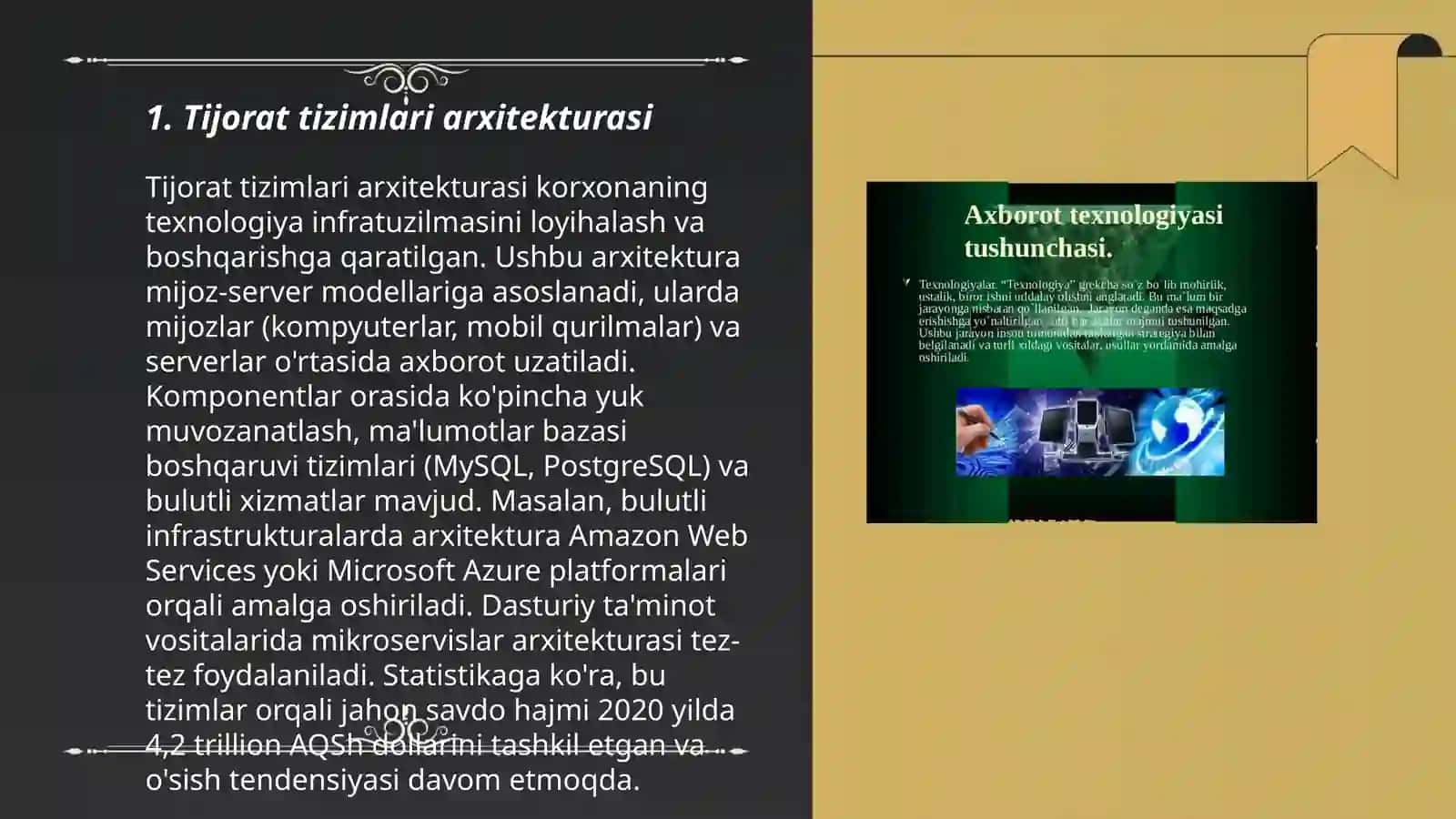 Tijorat tizimlari va mobil ilovalar 3