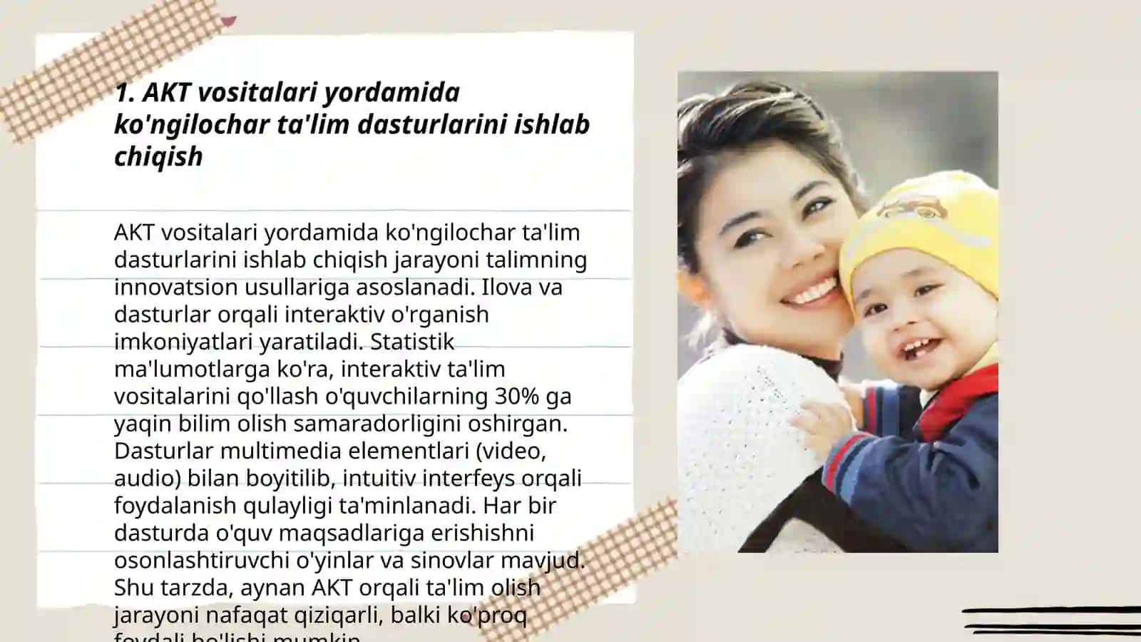 AKT vositalari orqali yangi mavzularni bola ongiga yetkazish yoʻllari 3