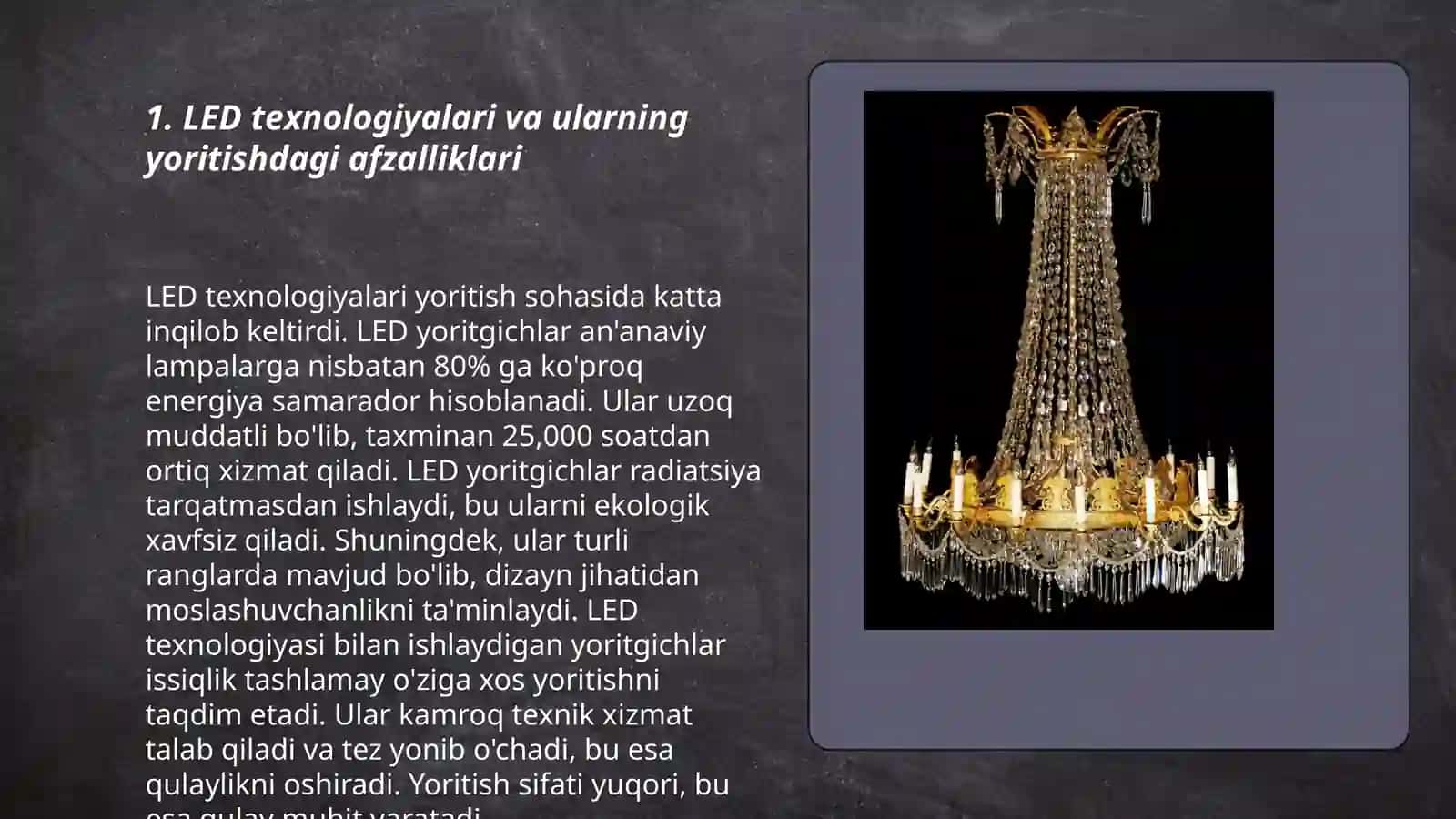 LED texnologiyalari va ularning yoritishdagi afzalliklari 3