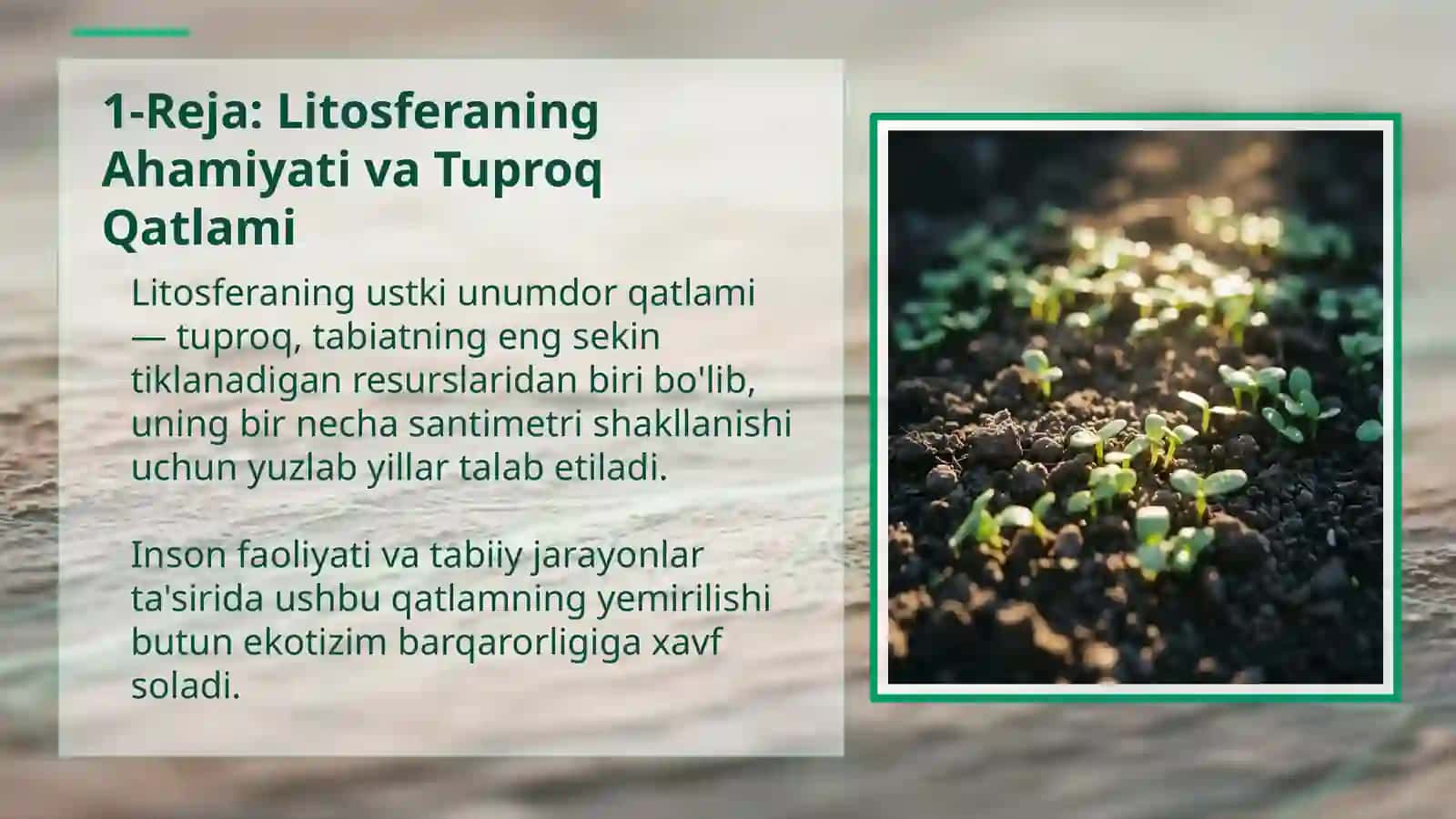 Litosfera Muhofazasi: Sayyora Poydevorini Asrash 3
