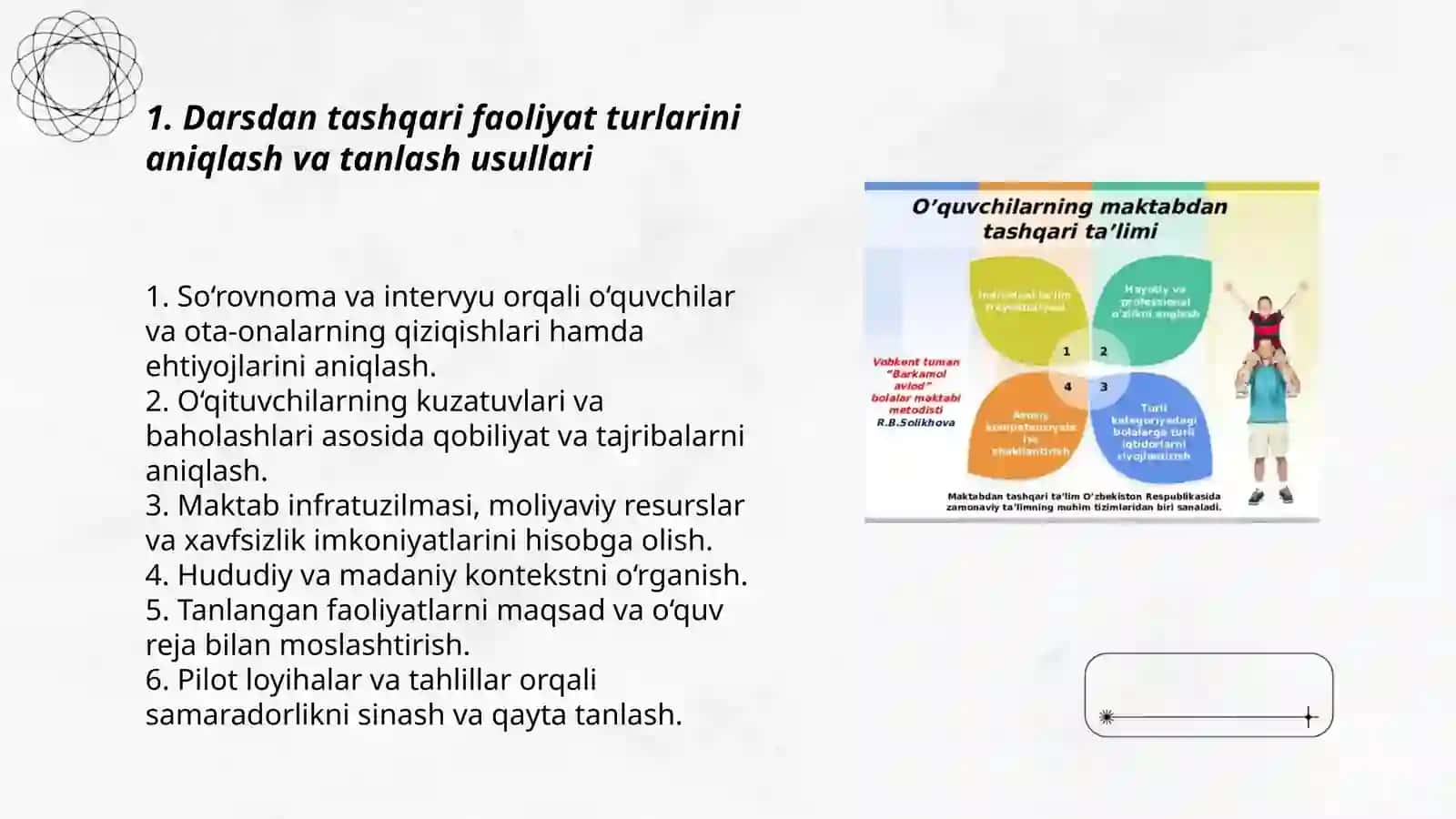 Oʻquvchilarning darsdan tashqari faoliyatini tashkillashtirish 3