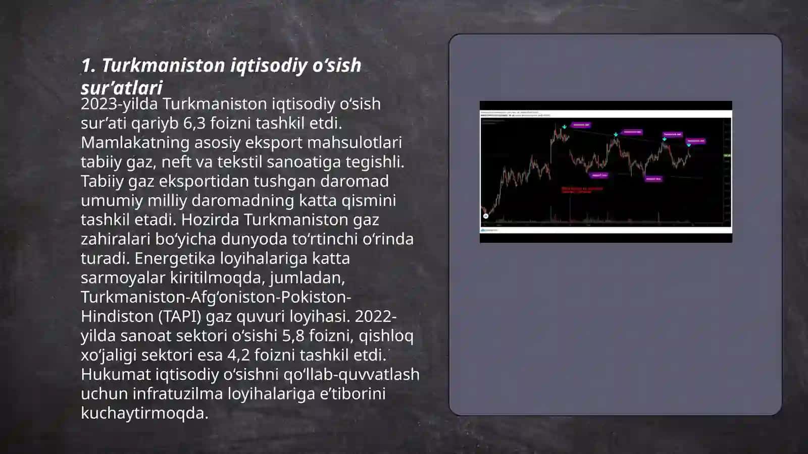 Turkmaniston davlati makroiqtisodiy korsatkichlari tahlili 3