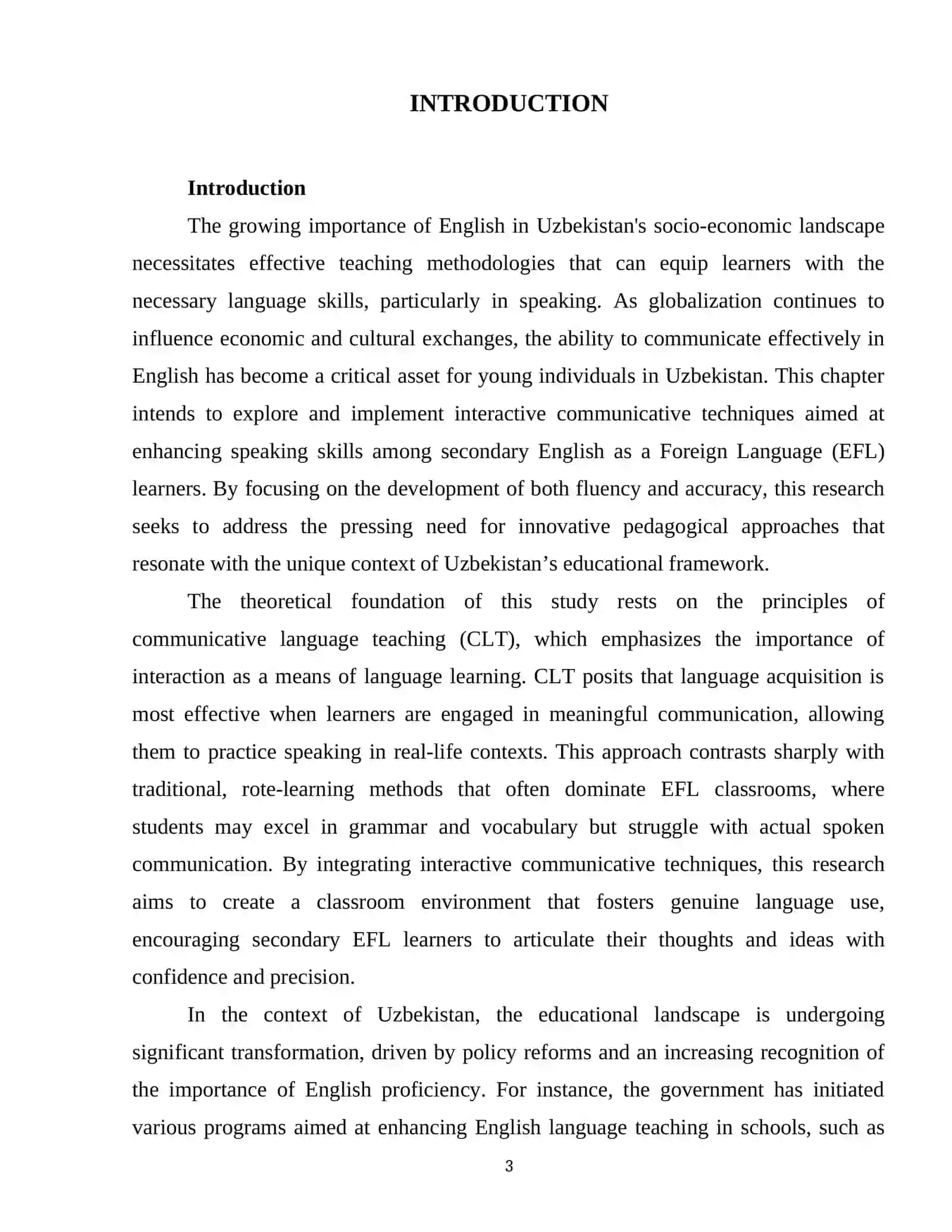 Developing speaking fluency and accuracy through interactive communicative techniques in secondary EFL education 3