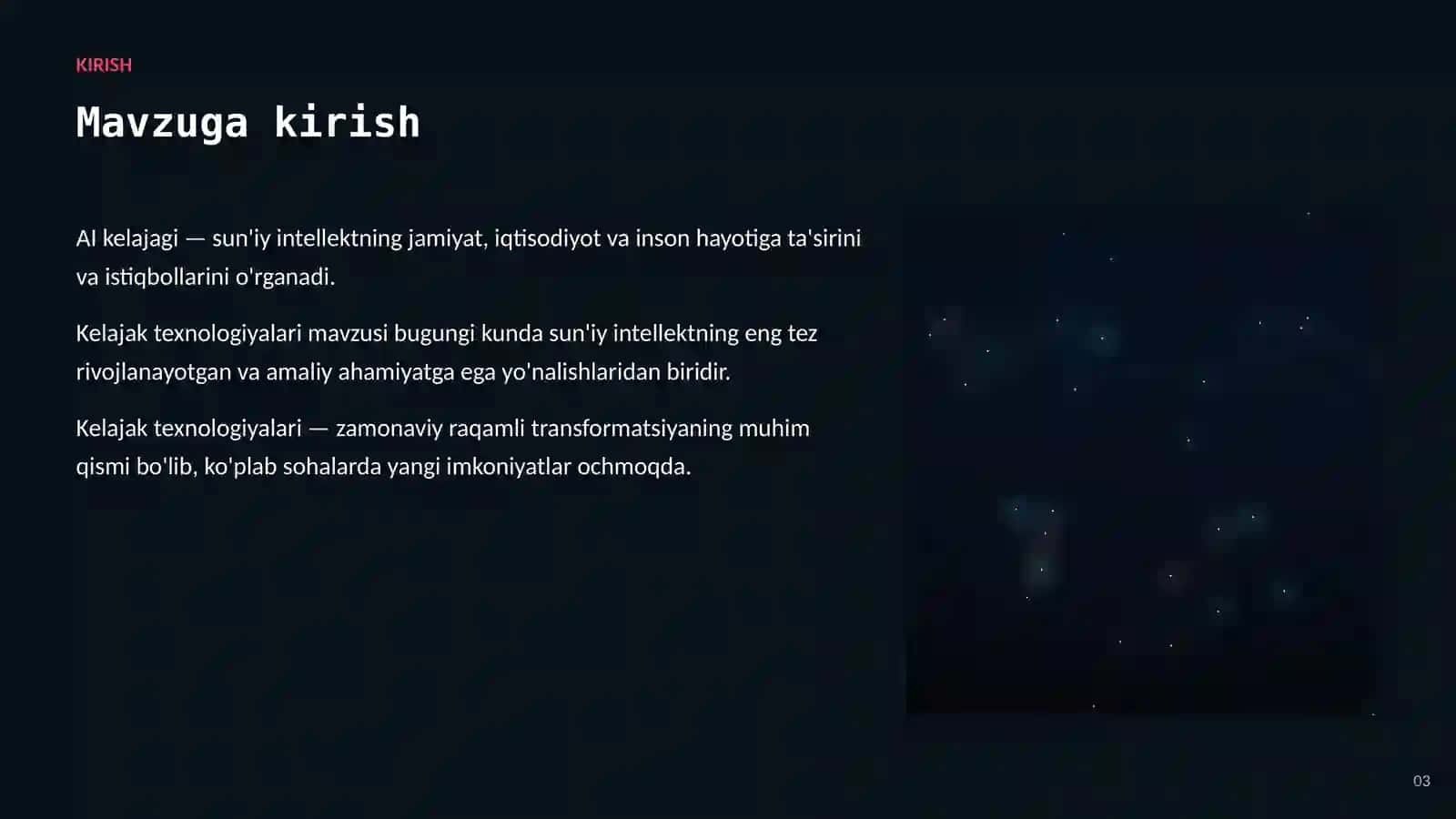 SUN'IY INTELLEKT • AI KELAJAGI VA JAMIYAT 3