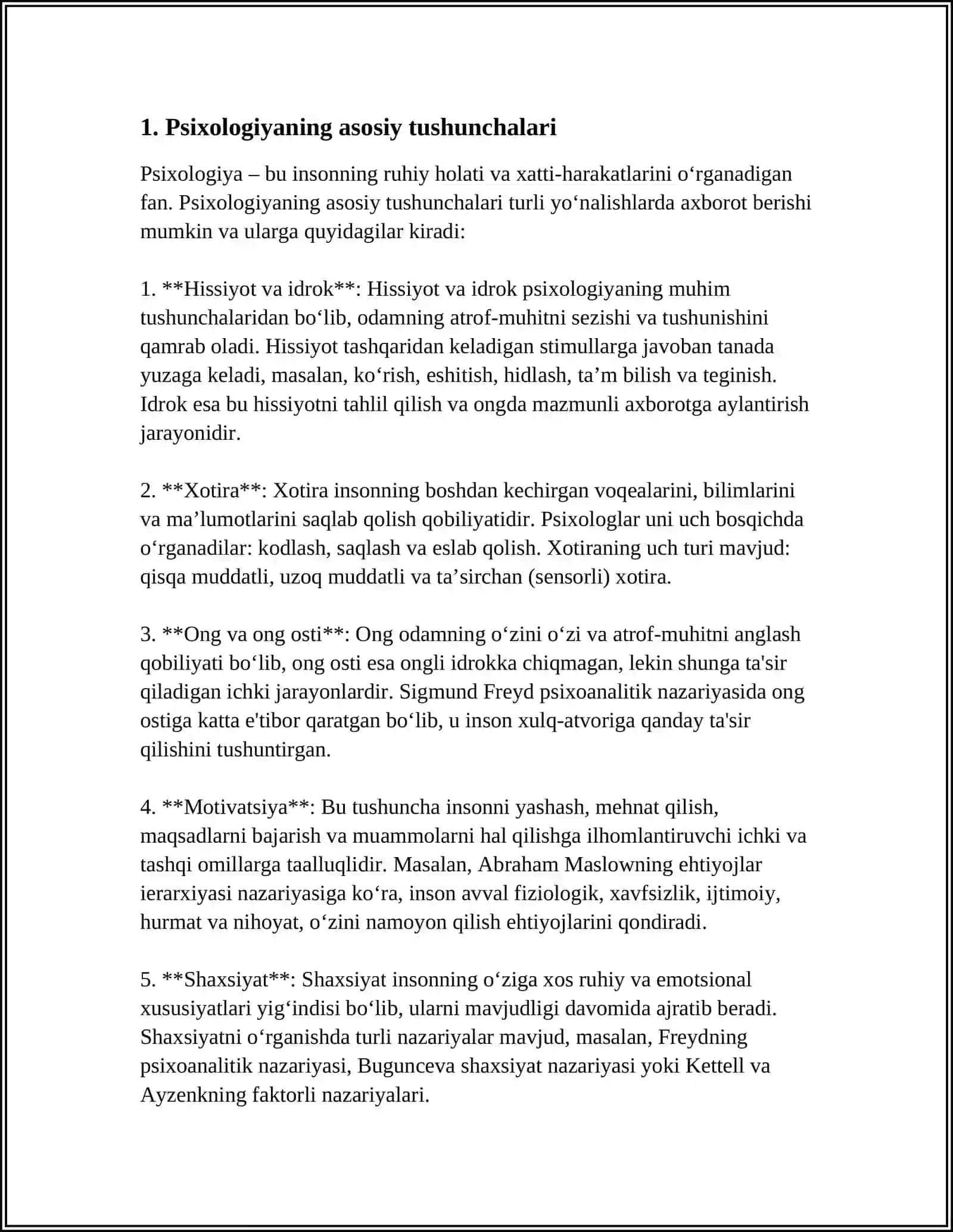 PSIXOLOGIYA HAQIDA TUSHUNCHA 3