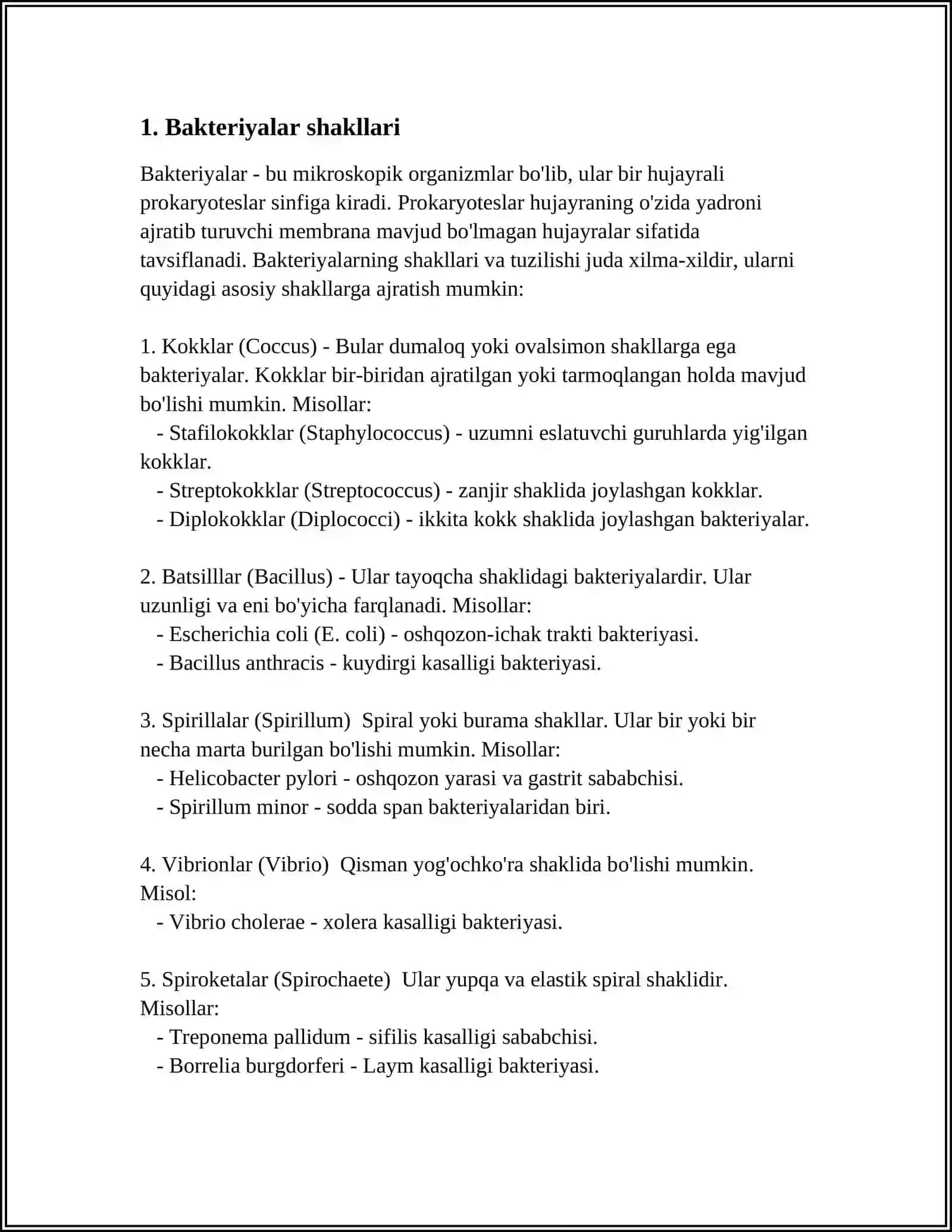 BAKTERIYALAR MARFOLOGIYASI 3