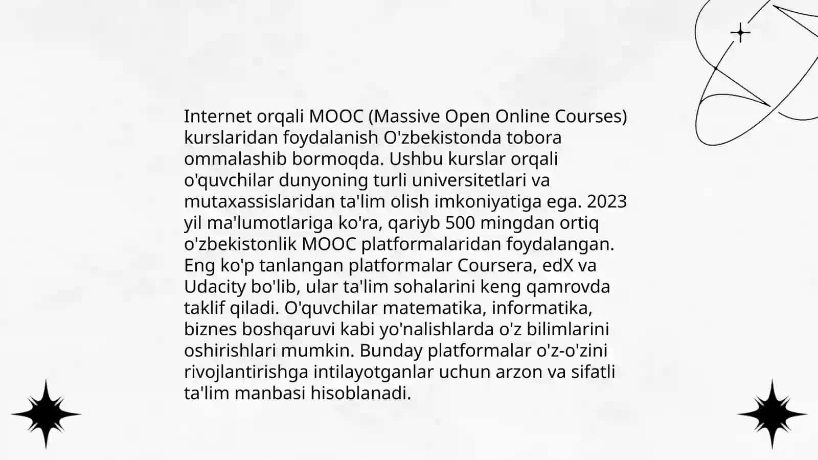 Internet orqali MOOC kurslaridan foydalanish 3