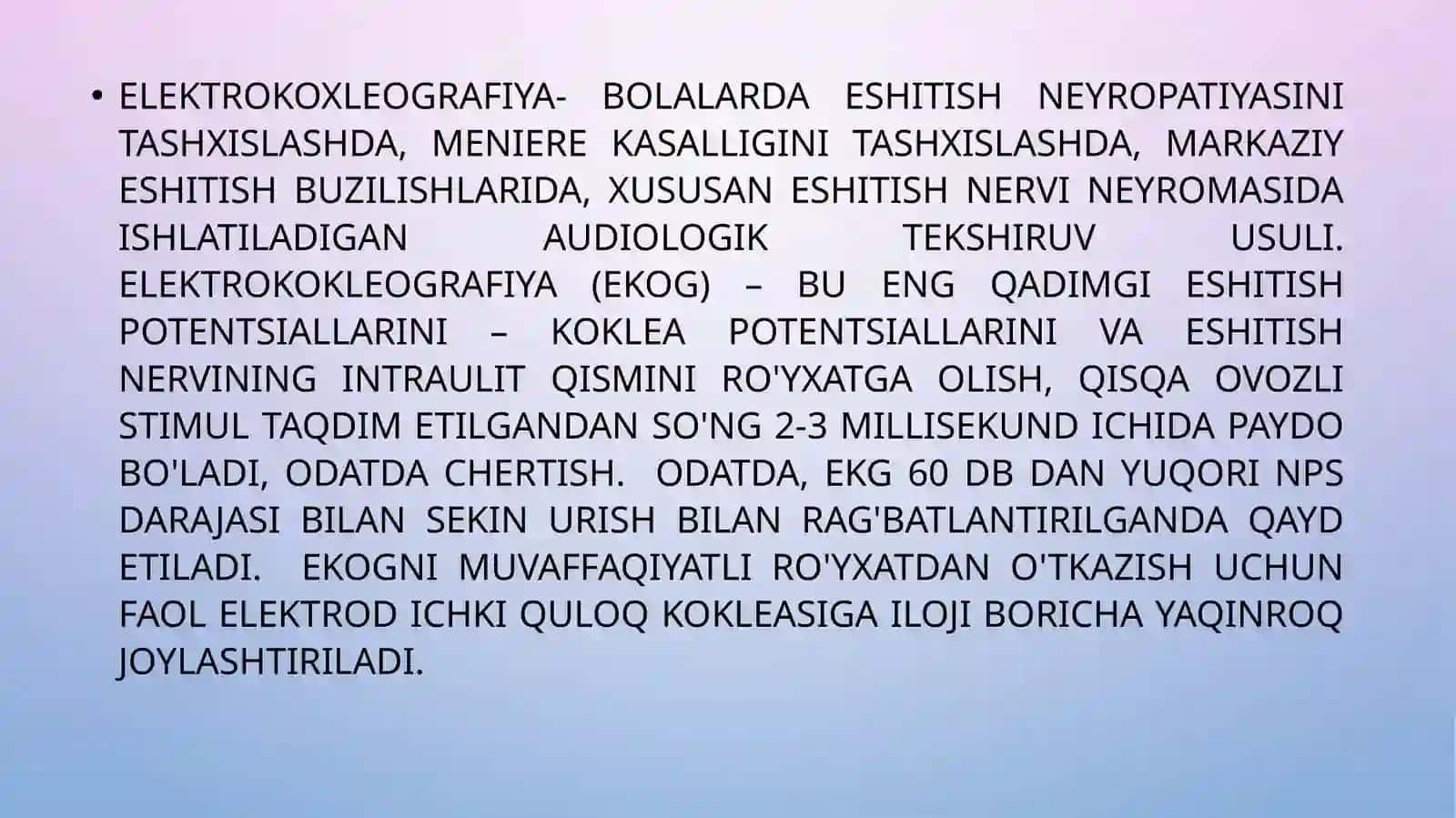 Elektrokoxleografiya 3