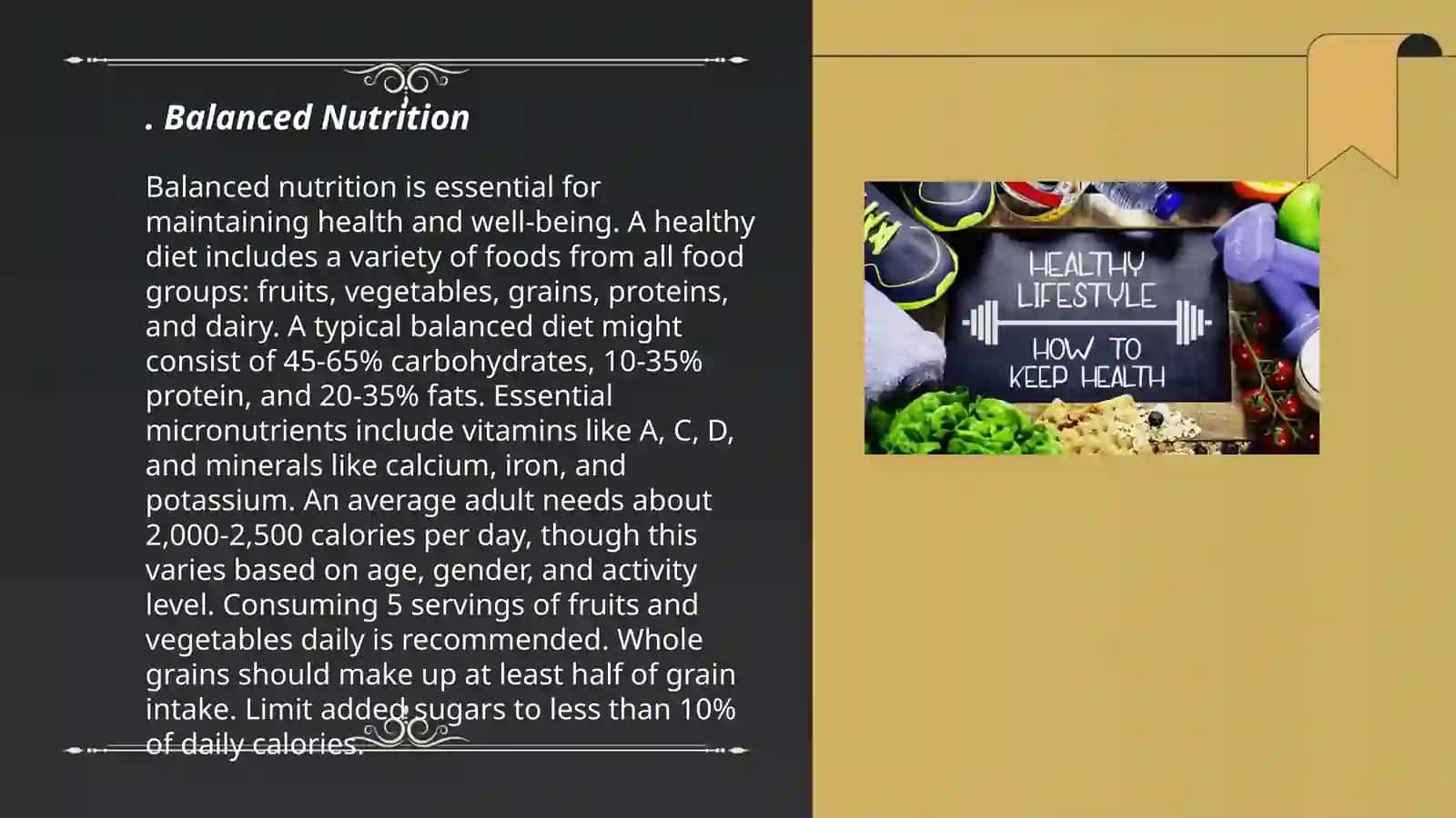 Healthy lifestyle 3