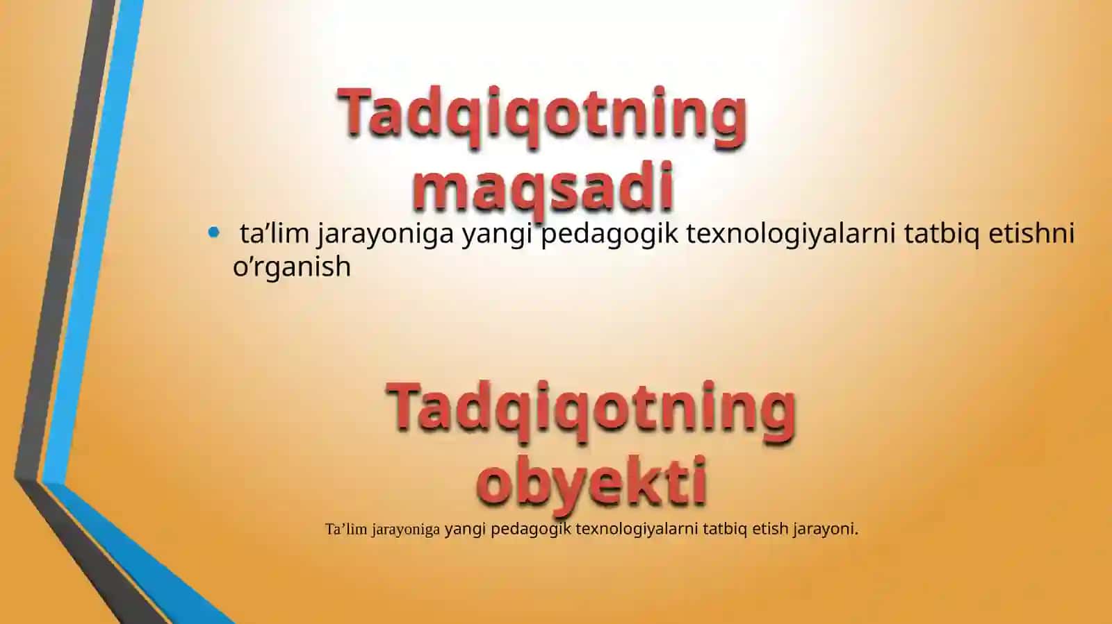 Ta’lim-tarbiya jarayoniga yangi pedagogik  texnologiyalarni tatbiq etish 3