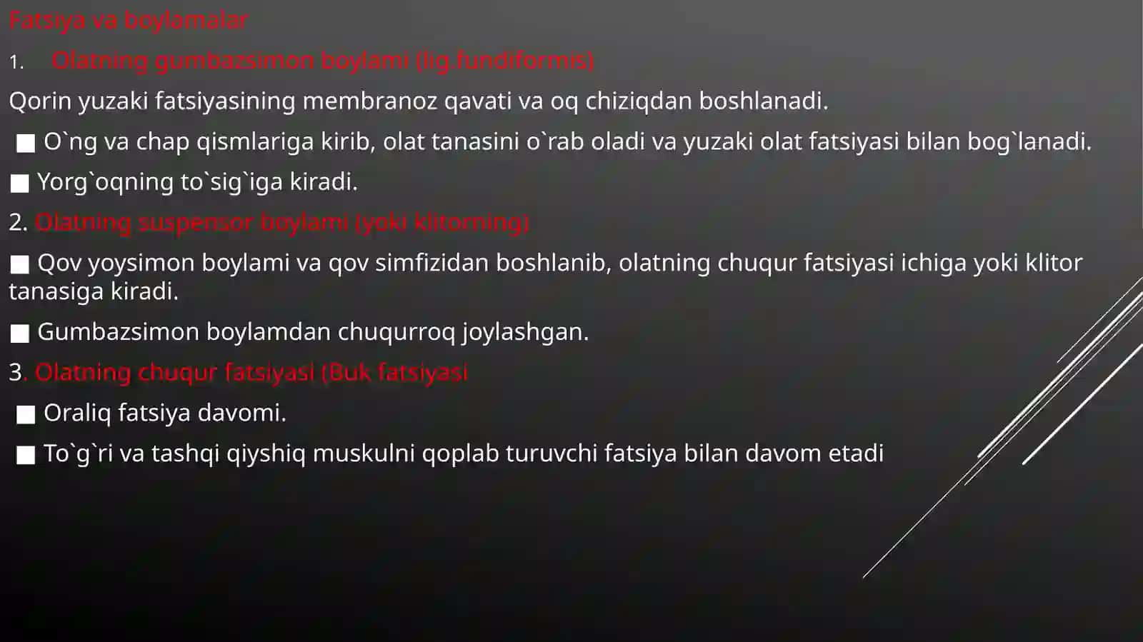 Tashqijinsiya’zolarvaungaaloqadortuzulmalar 3