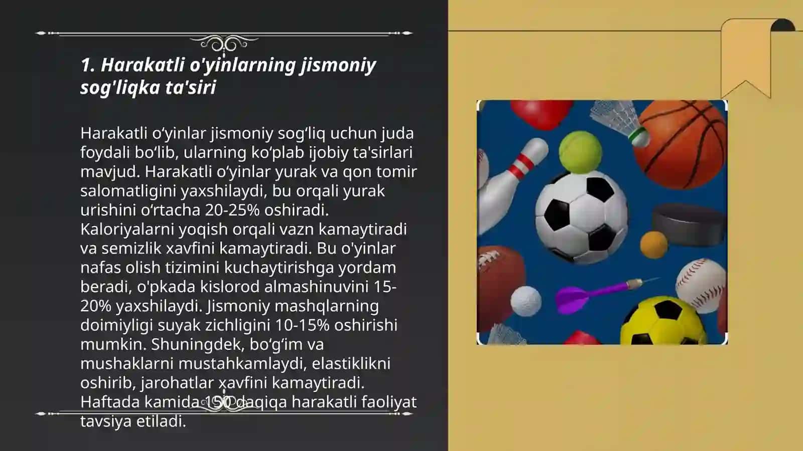 Harakatli o'yinlar jismoniy madaniyatni tarbiyalashning asosiy metodi va vositasi 3
