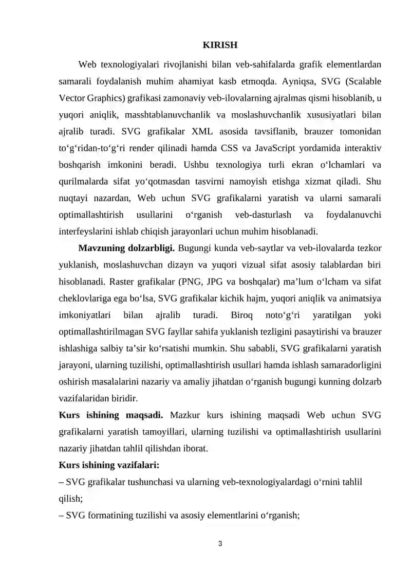 Web uchun SVG grafikalarni yaratish va optimallashtirish 3