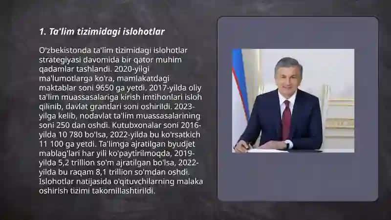 Oʻzbekiston respublikasidagi ijtimoiy oʻzgarishlar 3