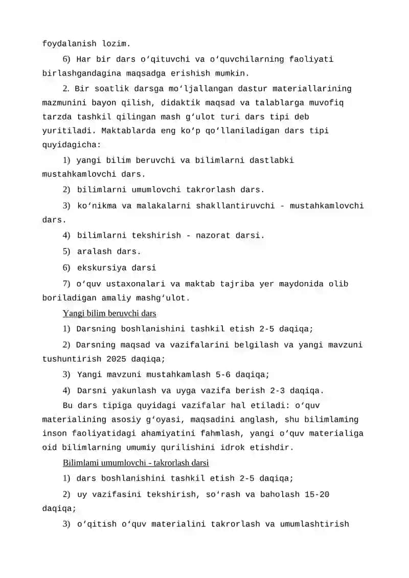 Texnologiya ta’limini rejalashtirish 3