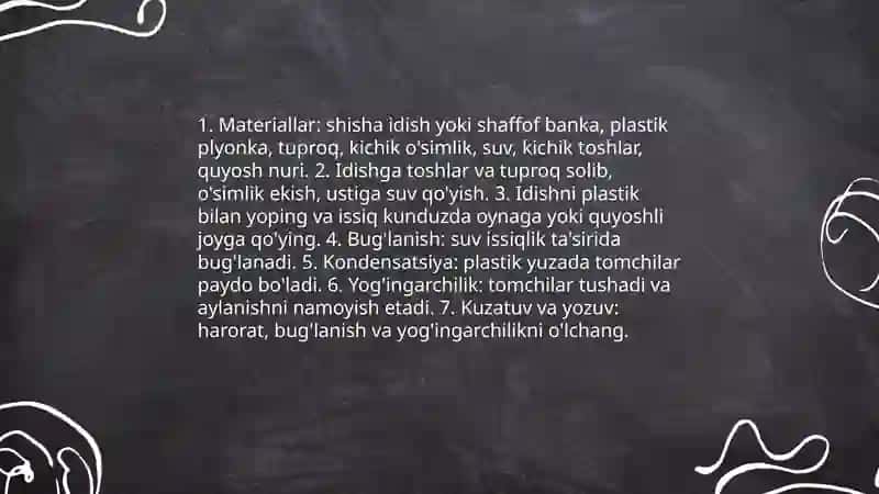 Tabiiy materiallardan ko'rgazmali qurollar tayyorlash 3