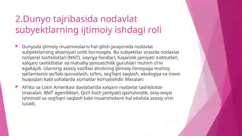 Ijtimoiy ishning nodavlat subyektlari faoliyatini xorijiy modellari 3