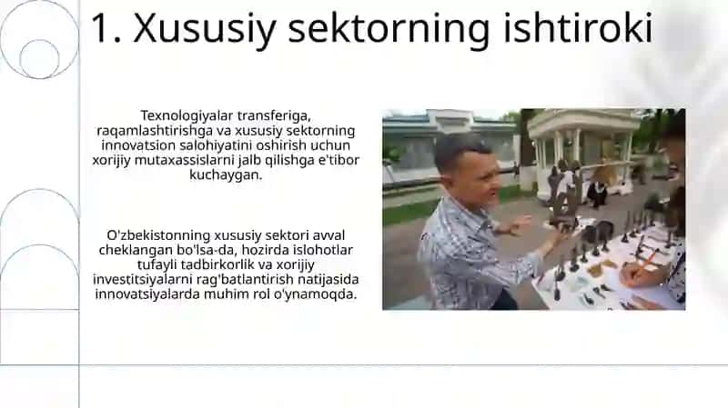 O'zbekistonning innovatsion siyosatining evalutsiyasi va uning xususiyatlari 3