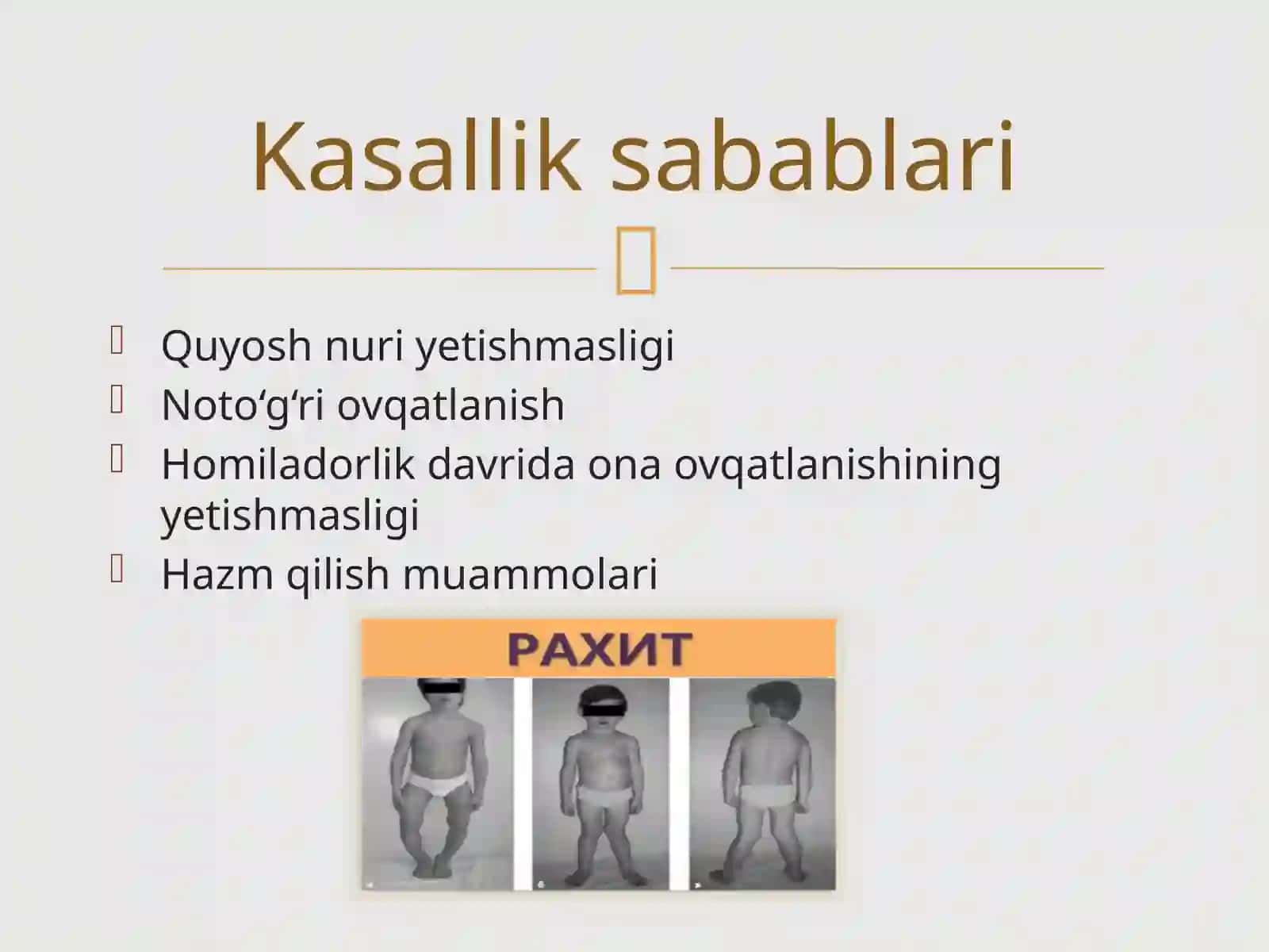 Raxit kasalligi 3