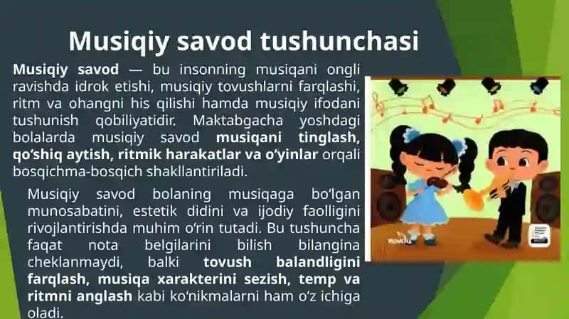 Maktabgacha yoshdagi bolalarda musiqiy savodni shaklllantirish 3