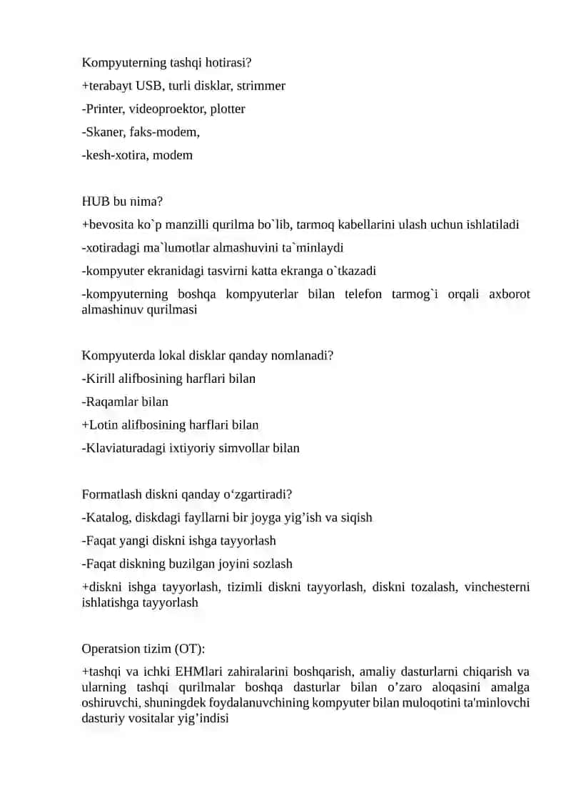 AKT test yakuniy hemis variant havoblari bilan 3