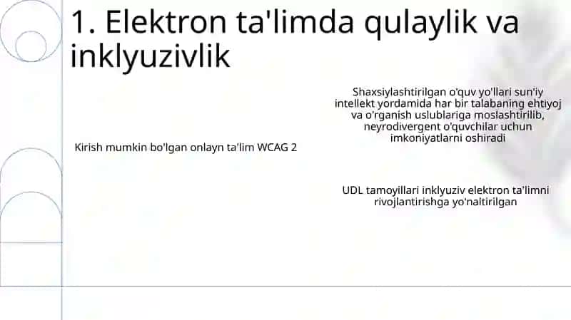 Elektron ta'lim rivojining yetakchi tendensiyalari 3