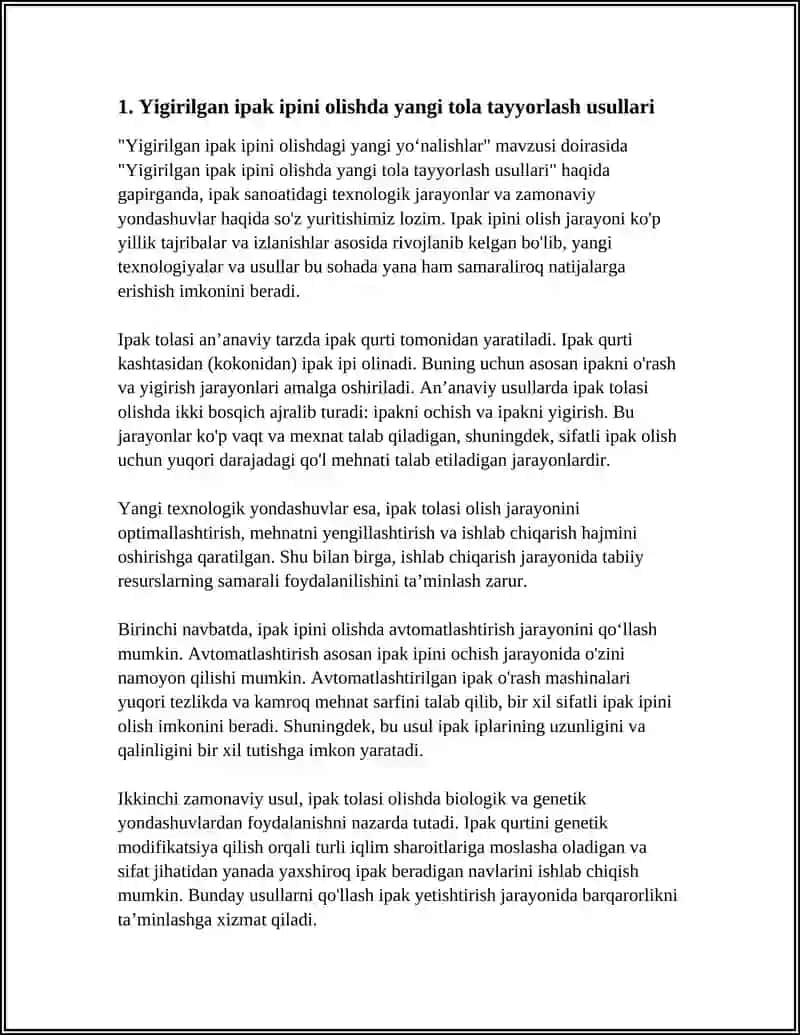 YIGIRILGAN IPAK IPINI OLISHDAGI YANGI YOʻNALISHLAR 3