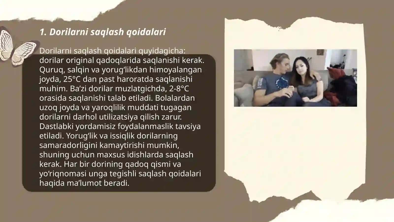 Dorilarni saqlash qoidalari 3