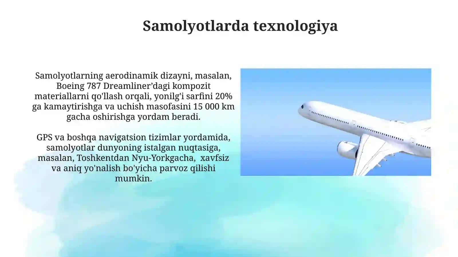 Aviatsiya sanoati. Varrak yasash. 4-sinf texnalogiyadarsi 3