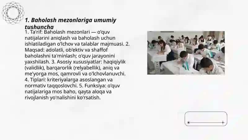 Baholash mezonlari 3