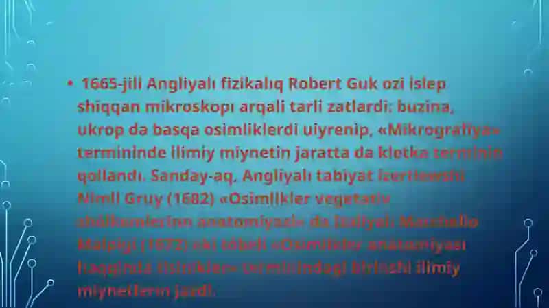 Osimlikler kletkasi 3