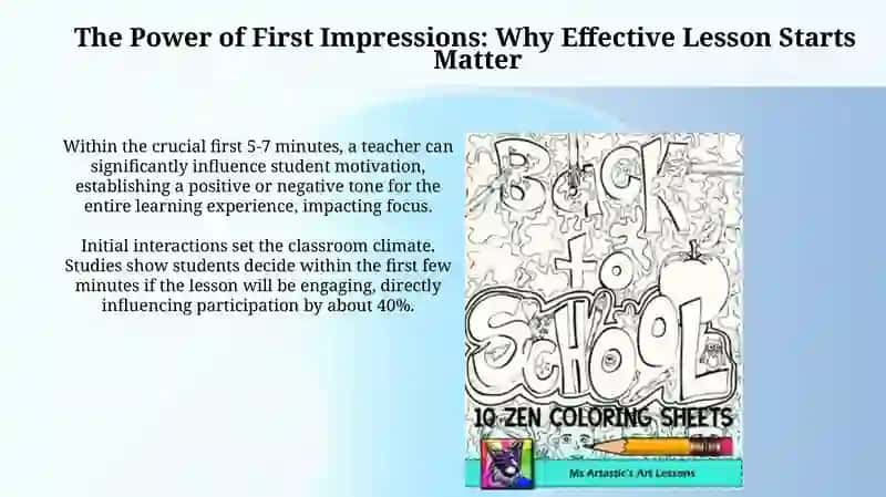 Way of starting lessons 3