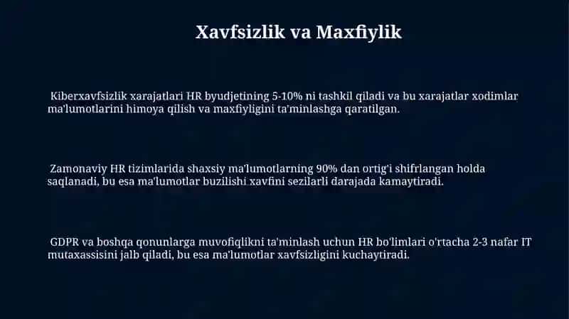 Inson resurslarini boshqarish xizmatlari faoliyatining zamonaviy tendentsiyalari 3