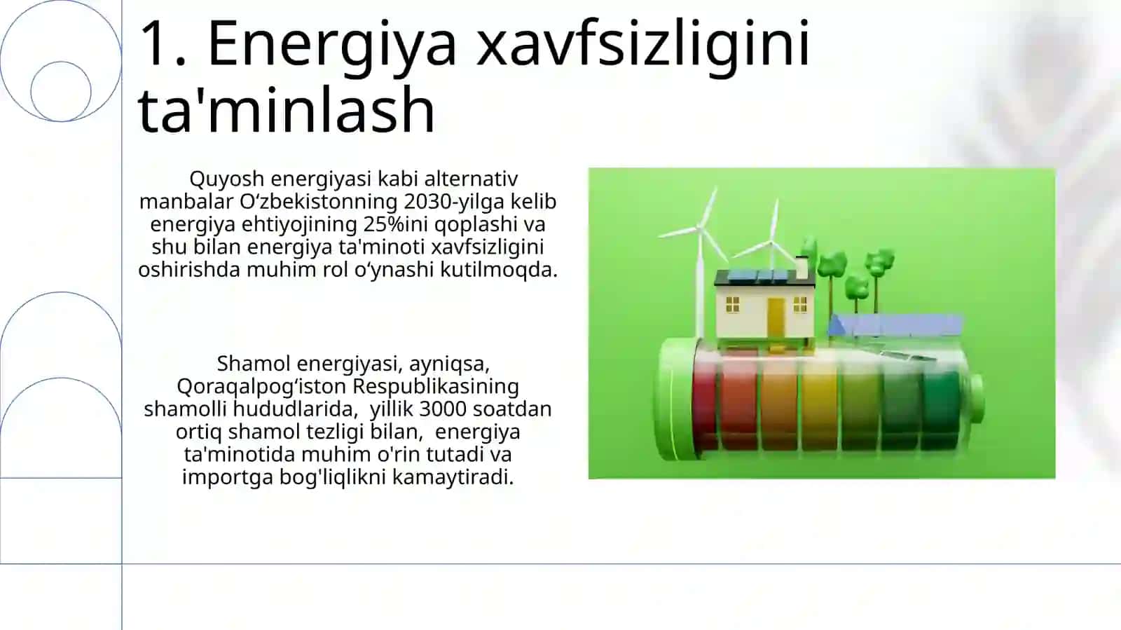 Muqobil energiya manbalarining avzalliklari 3