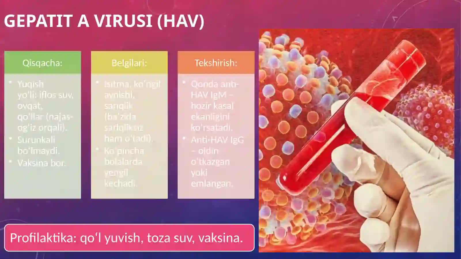 GEPATIT A, B, C, D VIRUSLAR VA OITS 3