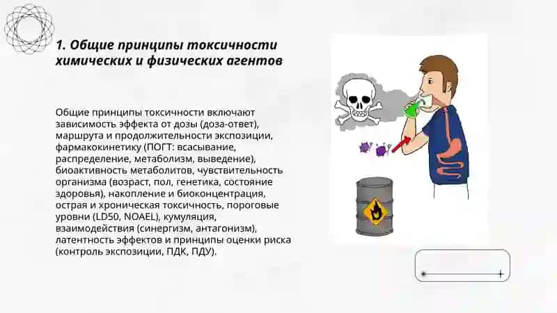 Токсичность химических и физических агентов 3