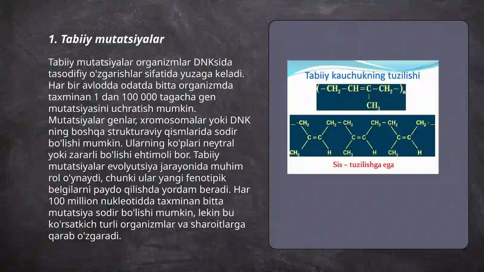 Tabiiy va sun‘iy mutatsiyalar 3