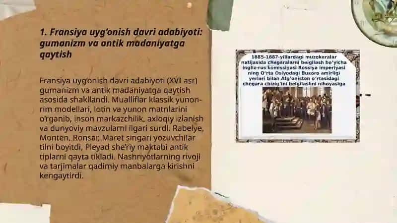 G‘arbiy Yevropa uyg‘onish adabiyoti. Fransiya, Angliya, Ispaniyada uyg‘onish davri adabiyoti 3
